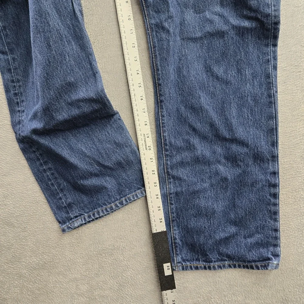 Levi's 501 Men Jeans 38X32 Blue Denim Original Fit Straight Leg Button Fly Y2K‎